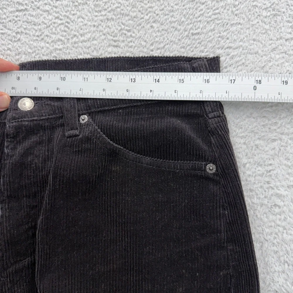 Vintage Levis 565 Loose Fit Wide Leg Corduroy Pants Brown 32x34 Made in USA 90s